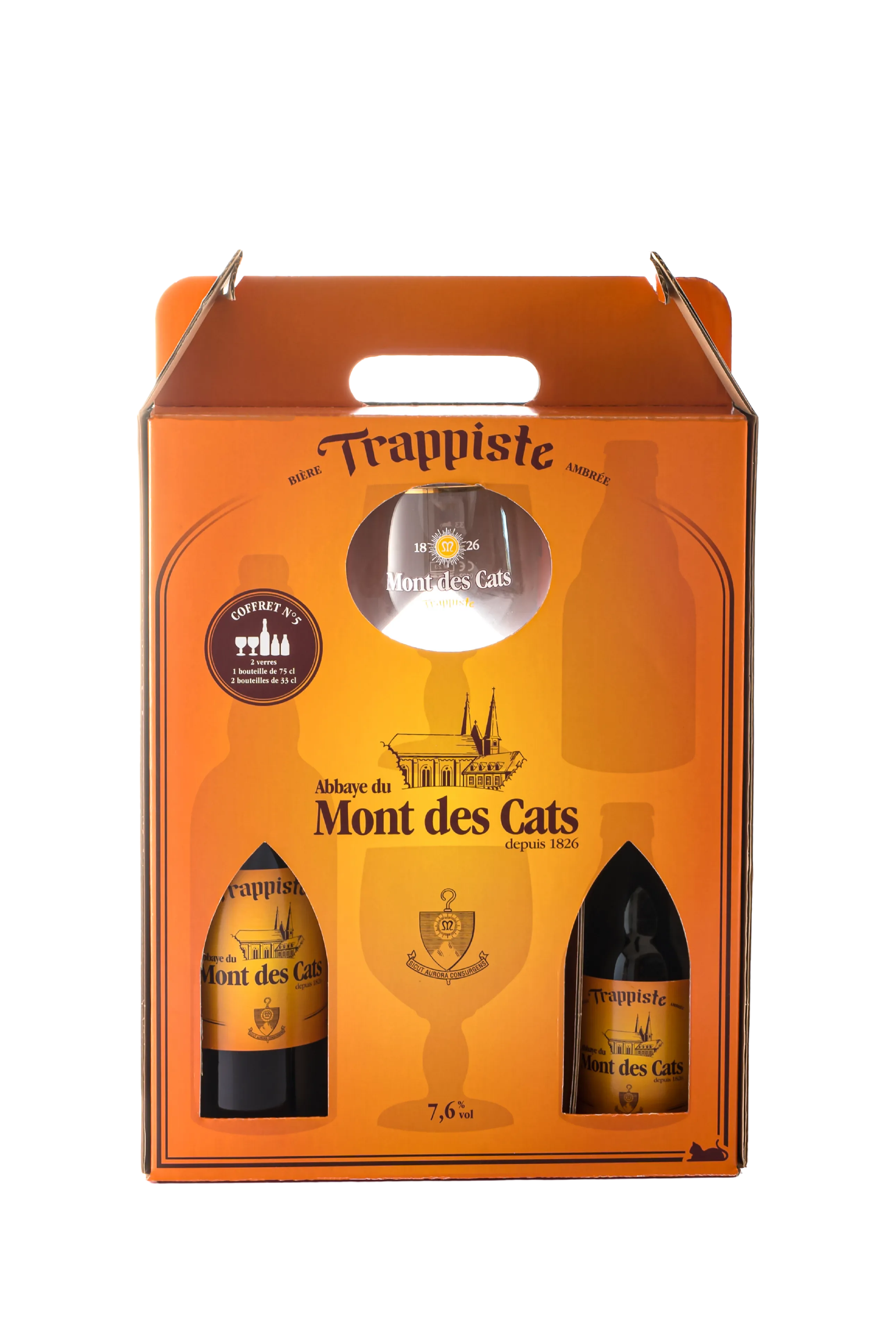 Le coffret bière et verres 